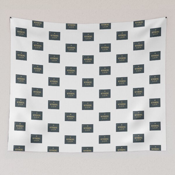 Item preview, American state map. Wyoming. Equality State designed and sold by dk-design85.