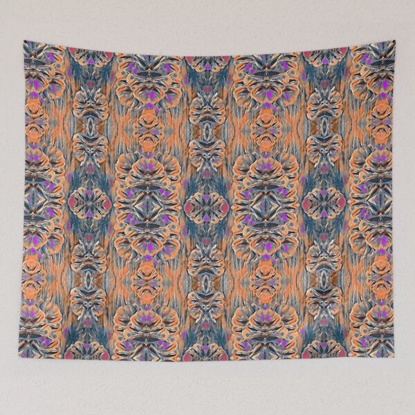 Item preview, Wisteria Calm Success Blooming Peach Orange Grey designed and sold by SpiritGifts.