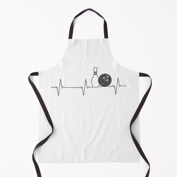 Item preview, Bowling Heartbeat EKG Pulse Line distressed design for Bowling Team designed and sold by venomousvector.