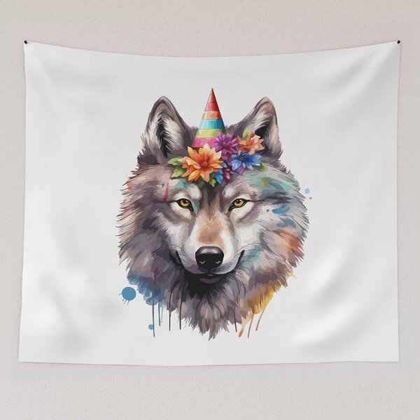 Item preview, Birthday Wolf Party Theme designed and sold by PrettyPittie Shop.