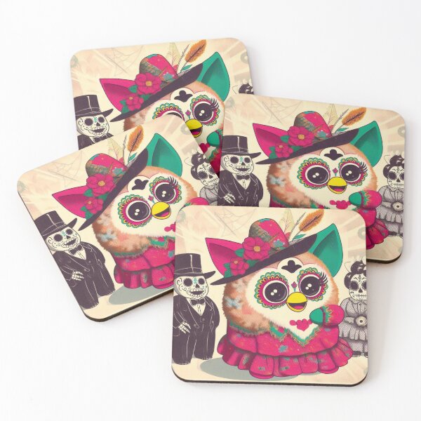 Item preview, Furby's 1950s Dia de los Muertos Fiesta designed and sold by thebennington12.