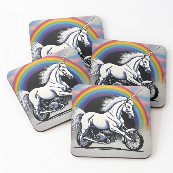 Item preview, Unicorn on Bike  designed and sold by ishitastore08.