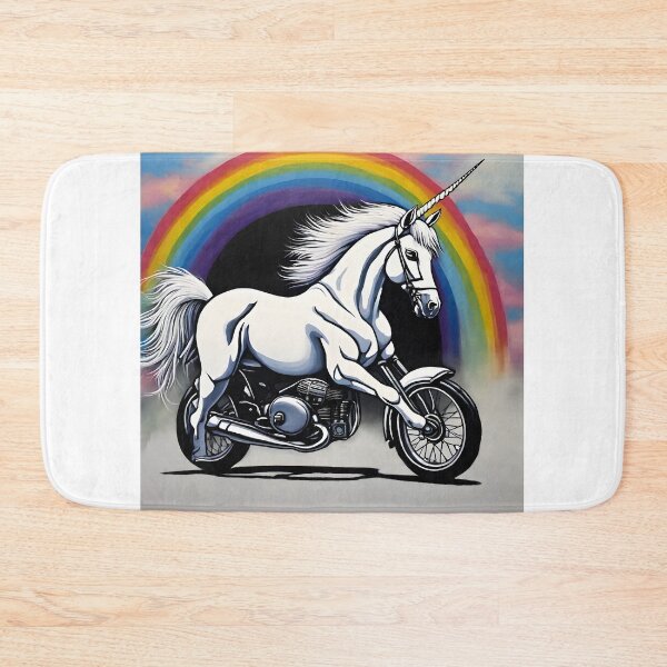 Item preview, Unicorn on Bike  designed and sold by ishitastore08.