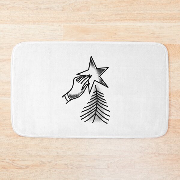 Item preview, Witchcore Boho Tattoo Hand placing a star on a Christmas tree  designed and sold by jazzydevil.