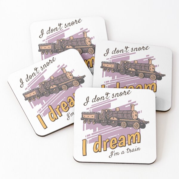 Item preview, I Don't Snore I Dream I'm A Train Funny Vintage Trains Lover designed and sold by Graphica Store.