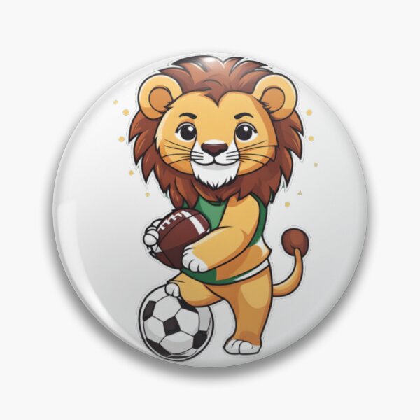 Item preview,   Lion football player  designed and sold by sweetiejojo.
