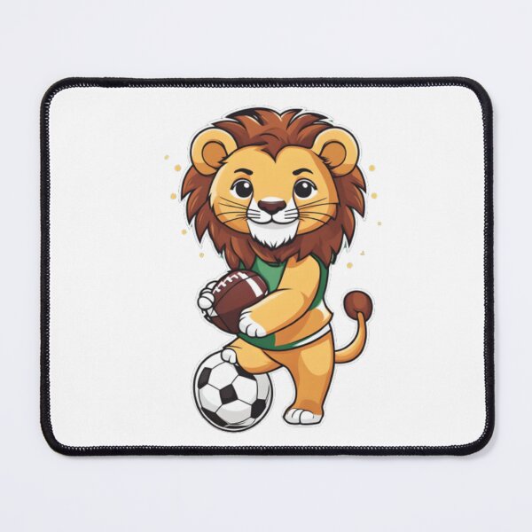 Item preview,   Lion football player  designed and sold by sweetiejojo.
