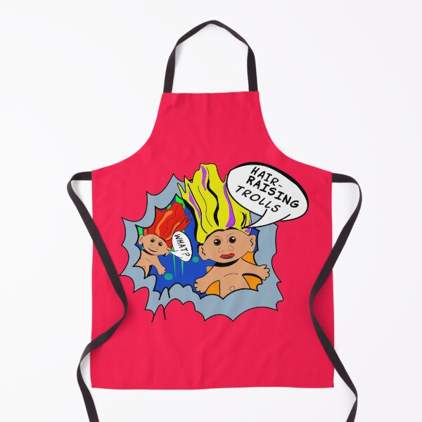 Item preview, Hair-Raising Trolls Pop Art – Retro Nostalgia with Iconic Speech Bubbles designed and sold by Fun Funky Designs.
