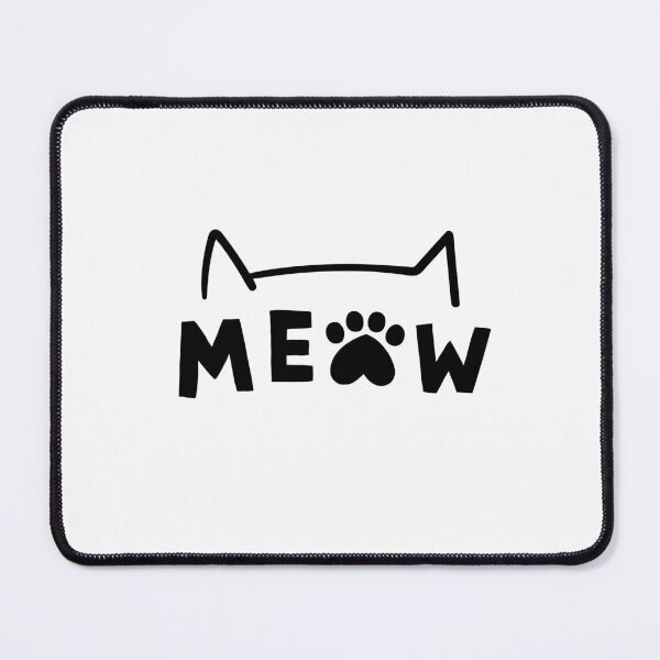 Item preview, Meow with Style: Cat Ears and Playful Typography designed and sold by Yatonishkie.