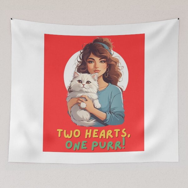 Item preview, Gorgeous Persian Cat with cute girl designed and sold by NaturalDream.