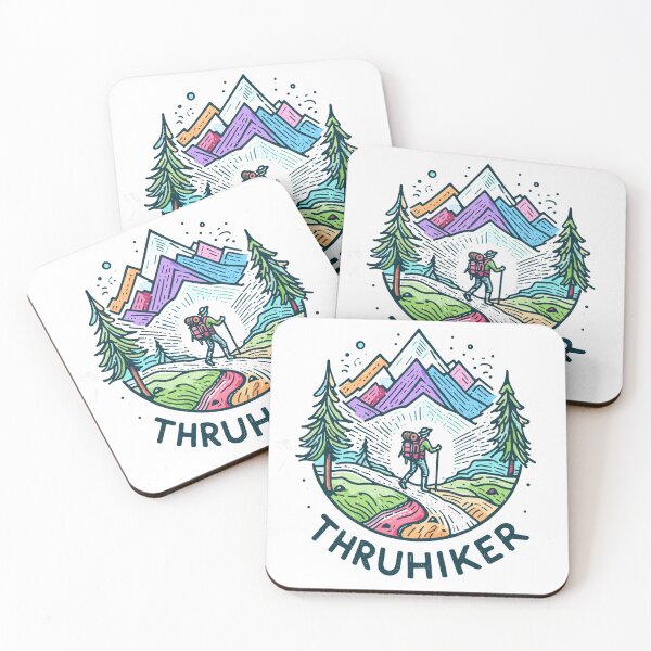 Item preview, THRUHIKER - Shirt, Hat, Mug, Sticker, Pin, Magnet, etc designed and sold by cloudhiker.