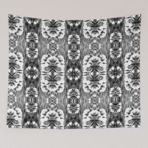 Item preview, Wisteria Calm Inevitable Success Blooming Black and White designed and sold by SpiritGifts.