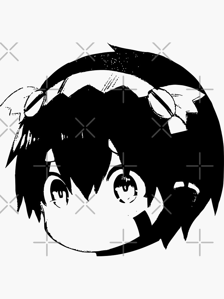 Riko Made in Abyss Season 3 Black and White Anime Characters Censored Eyes  Style D9 MIN13 Sticker for Sale by Animangapoi