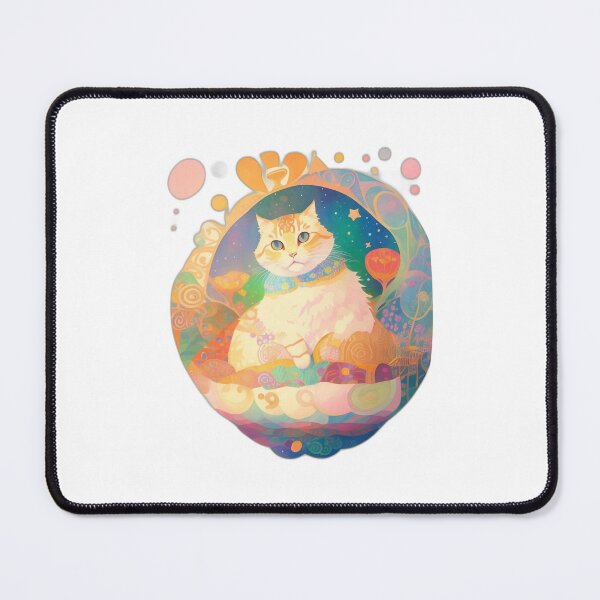 Item preview, gustav klimt cat designed and sold by PopPizzazz.