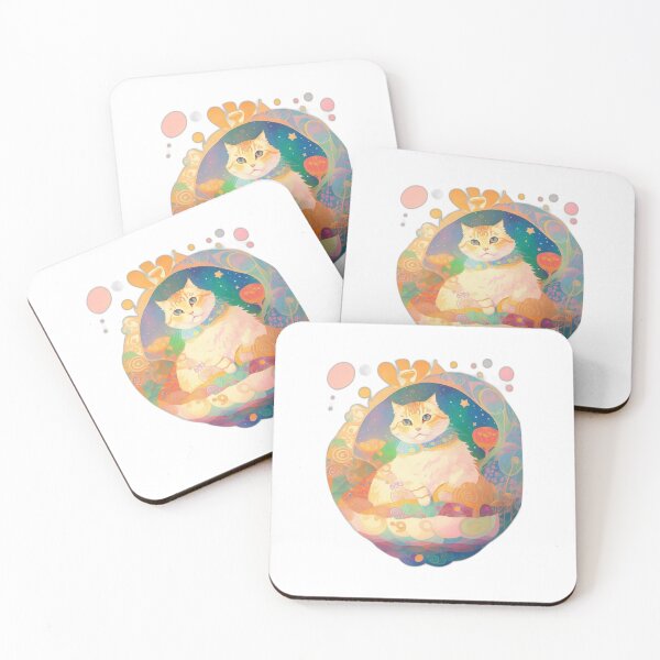 Item preview, gustav klimt cat designed and sold by PopPizzazz.