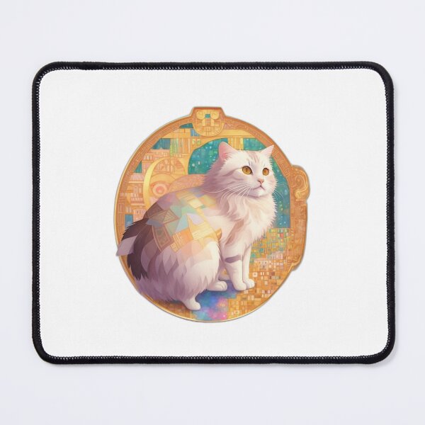 Aperçu de l'œuvre chat gustav klimt créée et vendue par PopPizzazz.