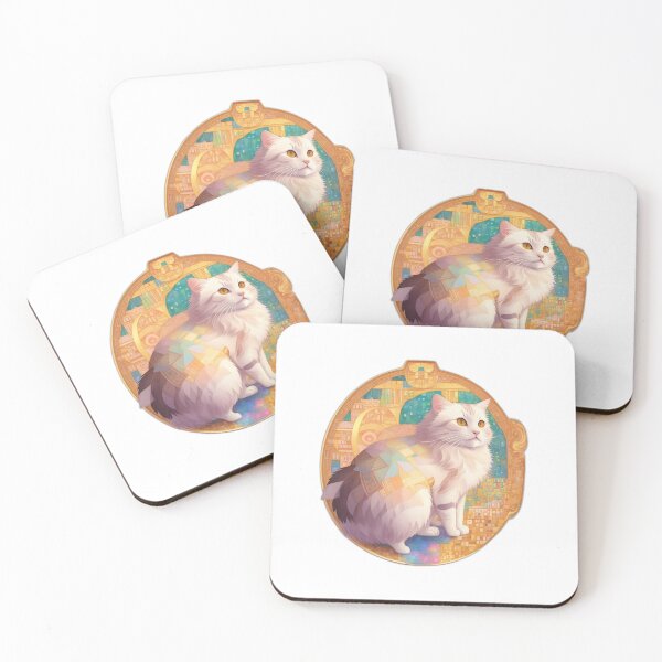 Item preview, gustav klimt cat designed and sold by PopPizzazz.