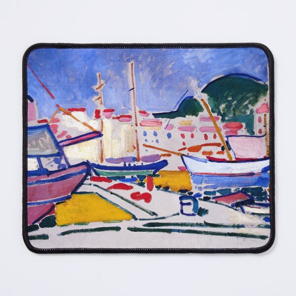 Item preview, Port is a Fauvist oil on canvas painting created by André Derain in 1905 designed and sold by CristalleLisa.