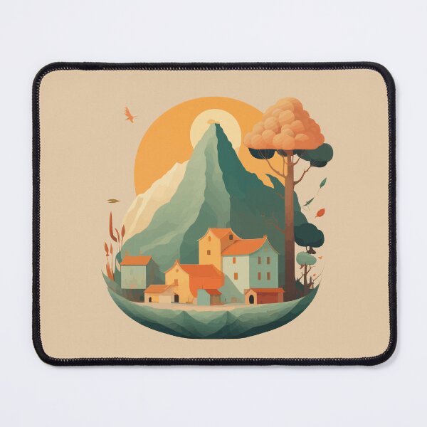 Item preview, Village in an Enchanted Forest designed and sold by XikilloconX.