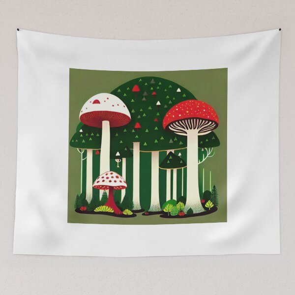 Item preview, Cute Mushroom Forest designed and sold by Robhilton99.