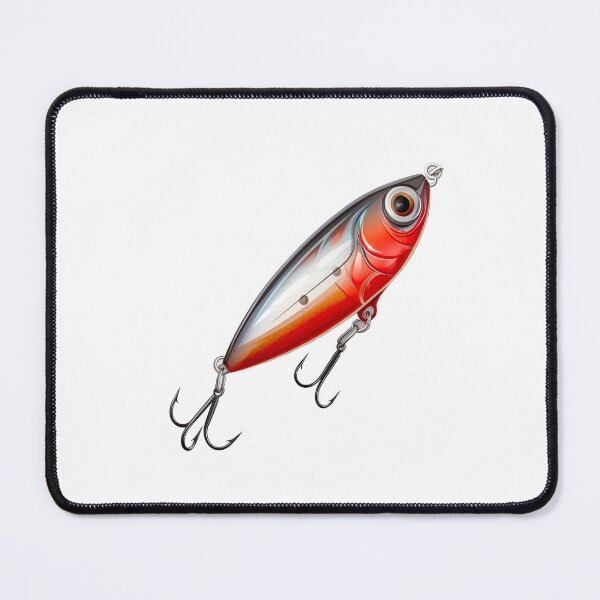 Item preview, Red fishing lure designed and sold by DiveIntoDesigns.