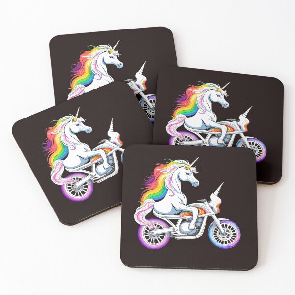 Item preview, Unicorn on Bike  designed and sold by ishitastore08.