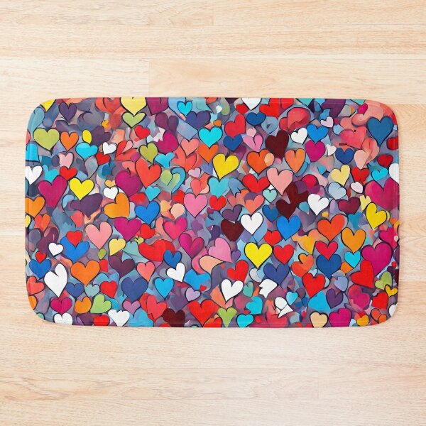 Item preview, Colorful hearts designed and sold by StyleSketch.