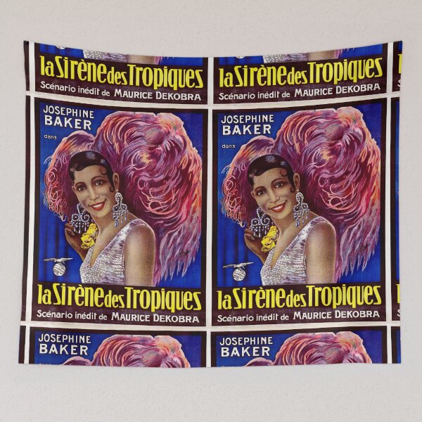 Item preview, Josephine Baker La Sirène des Tropiques, Movie Poster 1927 designed and sold by RocketshipRetro.