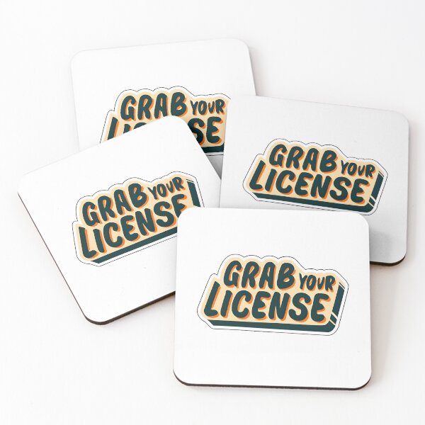 Item preview, Grab your License! Sticker designed and sold by LengQiong.