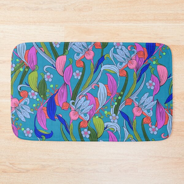 Item preview, Art Nouveau Flowers Pattern designed and sold by Burcu Korkmazyurek.