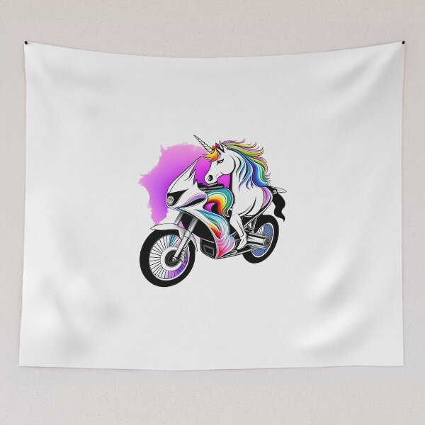 Item preview, Unicorn on Bike  designed and sold by ishitastore08.