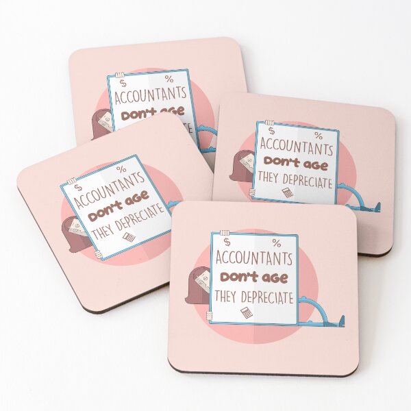 Item preview, Accountants don't age they depreciate she designed and sold by Teedefy.