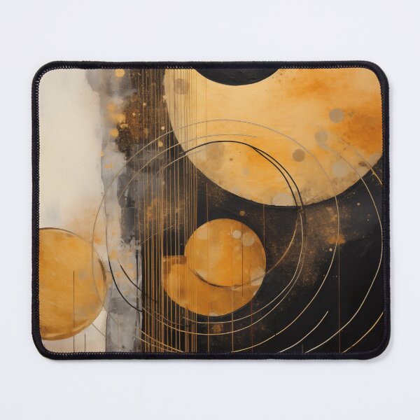 Item preview, Abstract image gold black designed and sold by TheShirtempire.