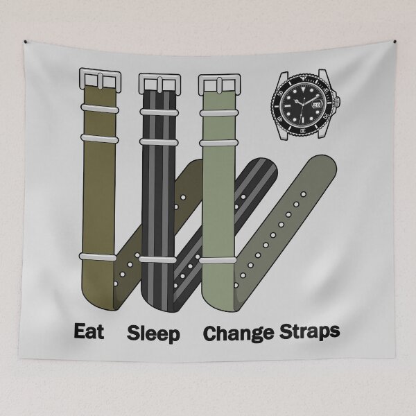 Item preview, Eat Sleep Change Straps designed and sold by CUTOCARS-SHOP.