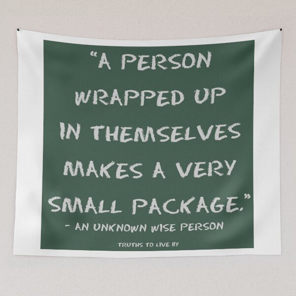 Item preview, A person wrapped up in themselves designed and sold by Truthstoliveby.