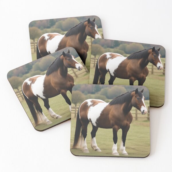 Item preview, A Brown And White Spangled Horse designed and sold by Joseph Hail.