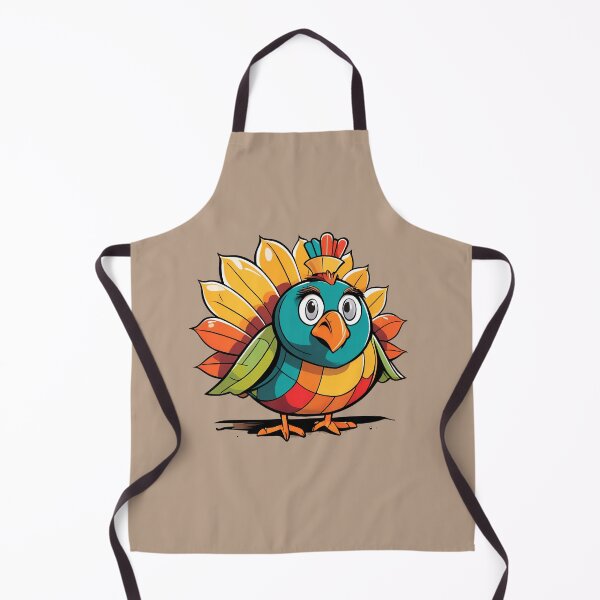 Aperçu de l'œuvre Cute Thanks Giving Vivid Bird créée et vendue par Bratak.