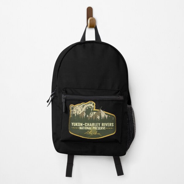 Item preview, Yukon-Charley Rivers National Preserve Alaska Retro Badge Camping Hiking Outdoor Adventure designed and sold by mountainfad.