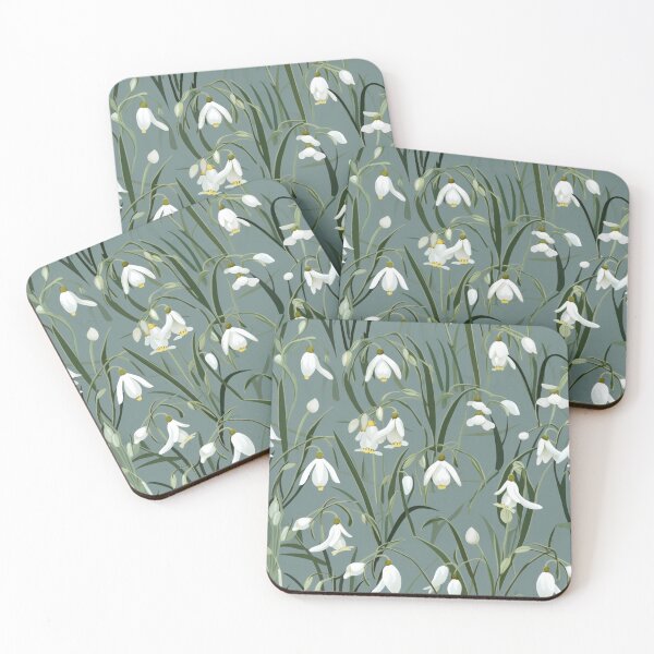 Item preview, Snowdrops Seamless Pattern designed and sold by Ellimade.