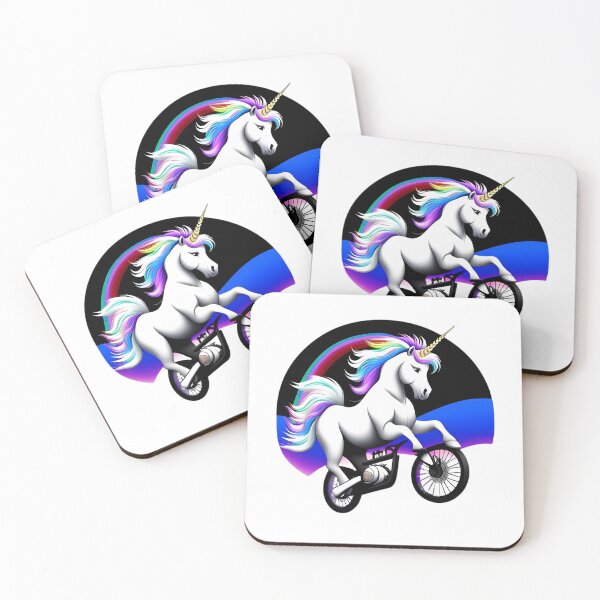 Item preview, Unicorn on Bike  designed and sold by ishitastore08.