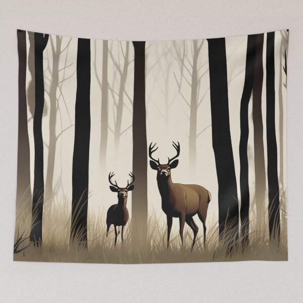 Item preview, Two Dear In The Forest designed and sold by Joseph Hail.