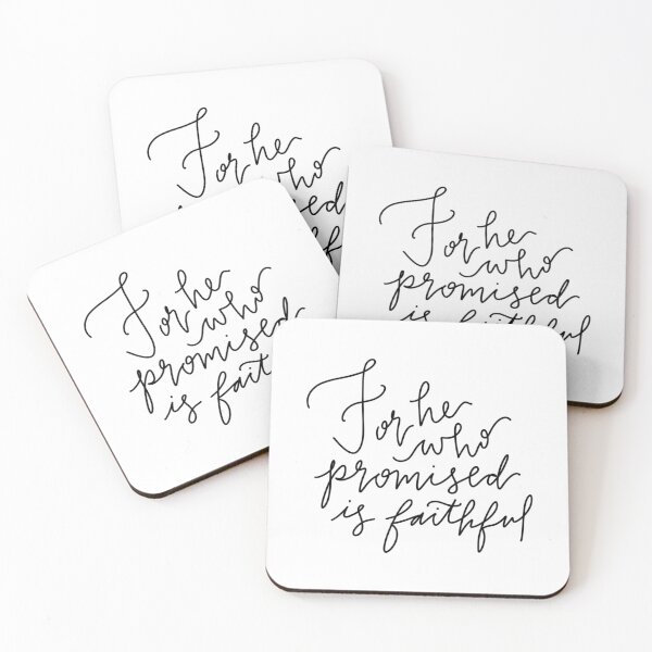 Item preview, For He who promised is faithful designed and sold by HayatTreeArt.