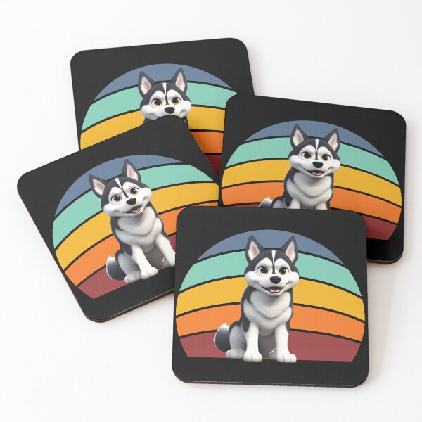 Item preview, Animated cute husky designed and sold by MacLis.