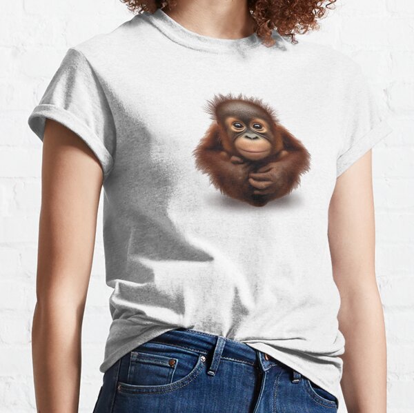  Milo - The Borneo Baby Orangutan T-Shirt : Clothing