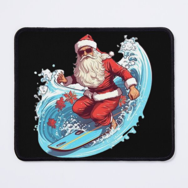 Item preview, Surfing Santa Funny Christmas designed and sold by artfartzzz.