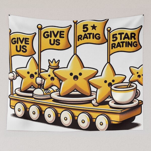 Item preview, Stellar Feedback Inspired - Give Us 5 Star Rating designed and sold by The-Library.