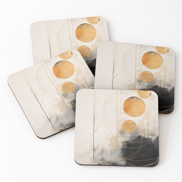 Item preview, Abstract Image Gold Black Art Board Print designed and sold by TheShirtempire.