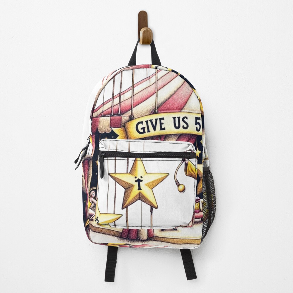 Vista previa del artículo con la obra «Mochila», diseñado y vendido por The-Library.