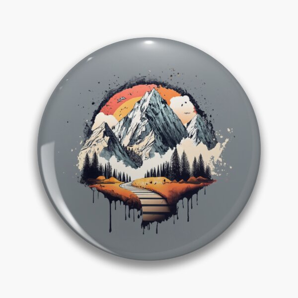 Item preview, Way to the mountains illustration designed and sold by Yash Punjabi.