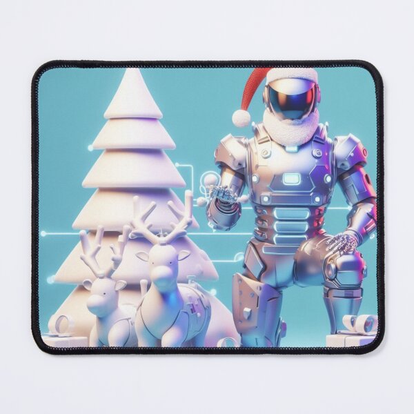 Item preview, futuristic santa claus designed and sold by KICIART.